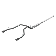 Cat Back Exhaust System Dual Split Rear Black Coated For 19-26 RAM Hemi 1500 5.7L Crew/Quad Cab MBRP