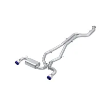20-Up Toyota Supra T304 Stainless Steel 3 inch Cat-Back Dual Rear Outlet with Burnt End Tips 2 4.5 inch T305 Burnt End Tips Included MBRP