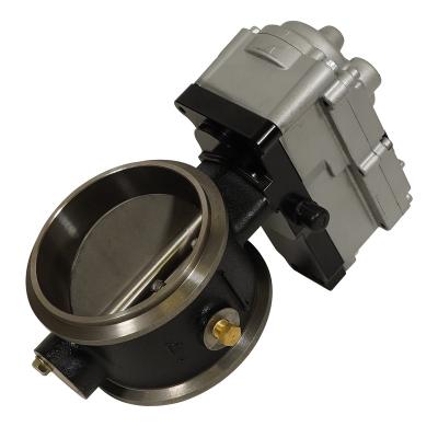 Electronic Exhaust Brake 4.0in Valve RAM 2500/3500 6.7L Cummins 2007.5-2012 BD Diesel