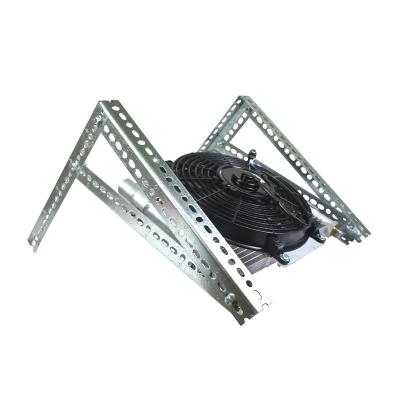 Xtrude Transmission Cooler with Fan Complete Kit for 3/8in Lines (Silverado/Sierra/Ford) BD Diesel
