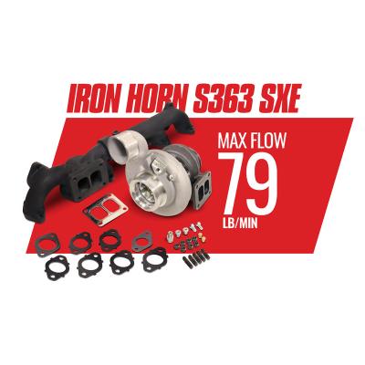 Iron Horn 5.9L Cummins Turbo Kit S363SXE/76 0.91AR Dodge 2003-2007 RAM 2500/3500 BD Diesel