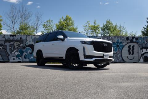 21-Present Cadillac Escalade 6.2L Armor Pro 3-Inch Cat-Back, 2.5-Inch Dual Split Rear Exhaust MBRP