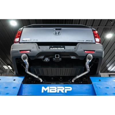Aluminized Steel 2.5 Inch Cat-Back Dual Split Rear Exit 2021-Up Honda Ridgeline 3.5L MBRP