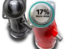 Monster-Ram Turbo Inlet Elbow 17-26 Chevy/GMC 2500/3500 6.6L Duramax L5P Red Powdercoat Banks Power