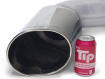 Monster Exhaust System 5-inch Single Exit Chrome Tip 2017- 2019 Chevy/GMC 2500/3500 Duramax 6.6L L5P Banks Power