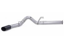 Monster Exhaust System 5-inch Single Exit Black Tip 17-26 Ford F250/F350/F450 6.7L Banks Power