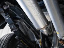 Ford 4 Inch Exhaust Resonator Back Single Side Armor Pro For 17-Up Ford F250/F350 MBRP