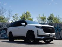 21-Present Cadillac Escalade 6.2L Armor Pro 3-Inch Cat-Back, 2.5-Inch Dual Split Rear Exhaust MBRP