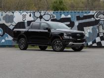 2024-Up Ford Ranger 2.3L Ecoboost Armor BLK Black-Coated Aluminized Steel 3-Inch Cat-Back Single Side Exit with Black Tip MBRP