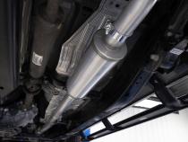 2024-Up Ford Ranger 2.3L Ecoboost Armor BLK Black-Coated Aluminized Steel 3-Inch Cat-Back Single Side Exit with Black Tip MBRP